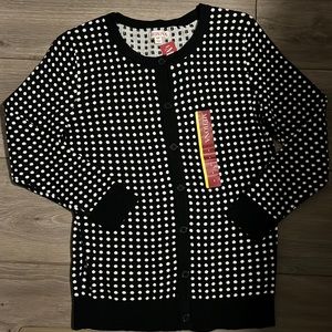 Brand new polka dot cardigan